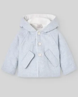 Baby Boys Parka in chalk blue