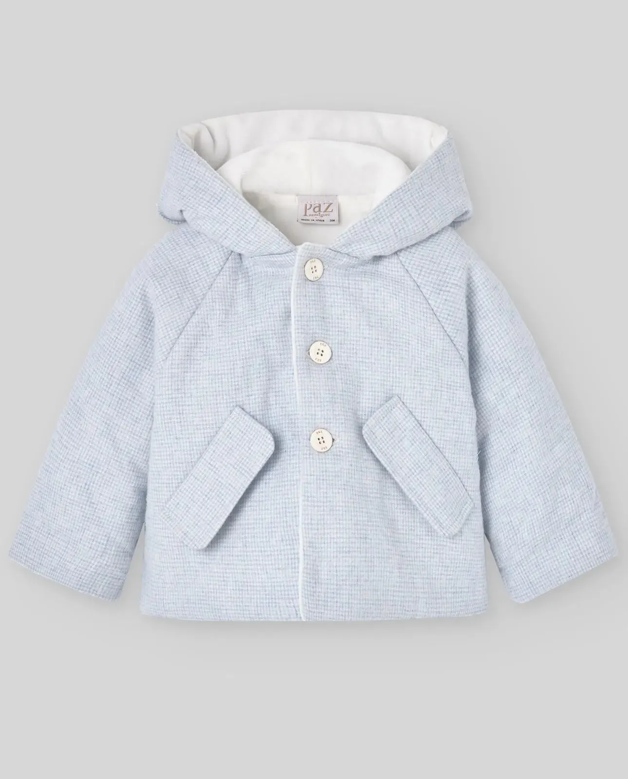 Baby Boys Parka in chalk blue