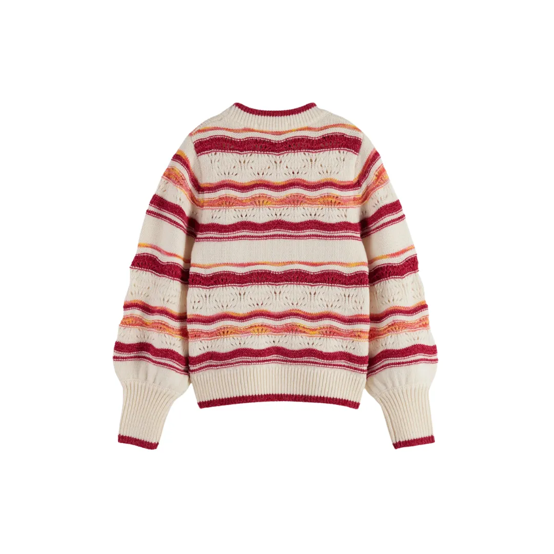 Bohemian Multicolor-Stripe Sweater