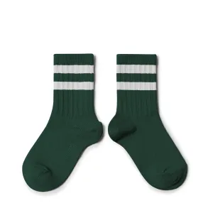 Collegien Varsity Socks / Vert Foret