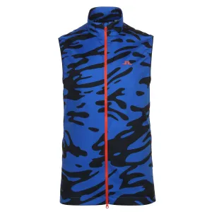 J.Lindeberg Golf Ash Light Print Packable Vest SS24