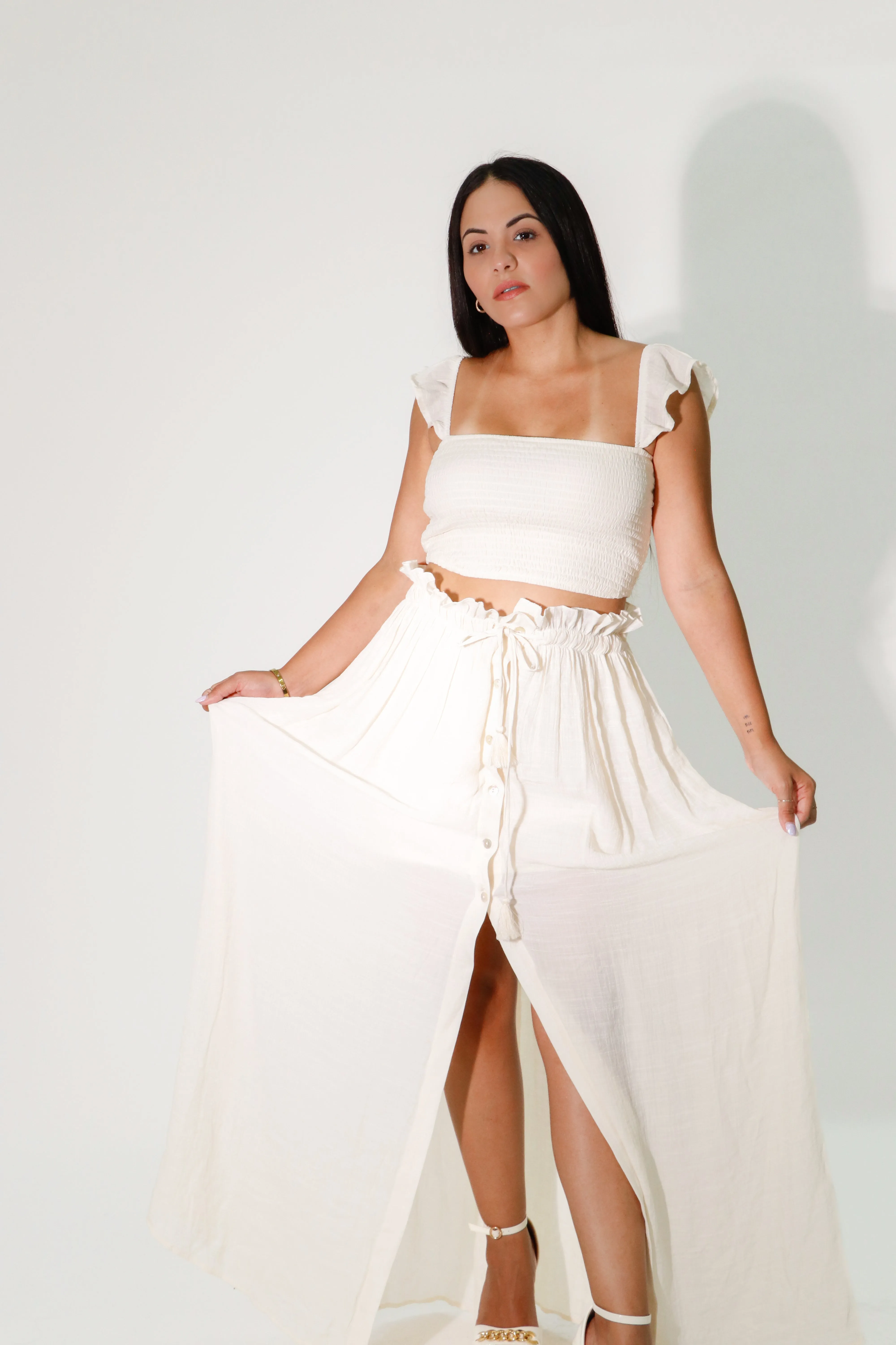 linien top and skirt set