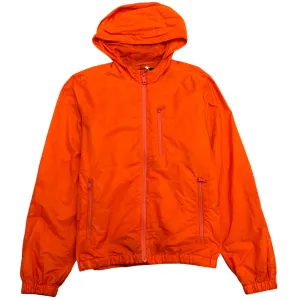 Men's Plaque Logo Windbreaker Orange Size L