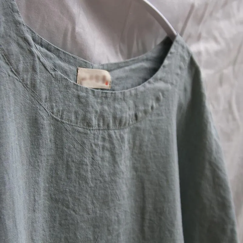 Oversized Casual Linen Shirt | Lotus