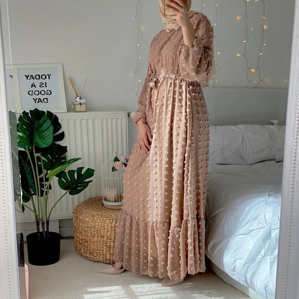 Plus Size Floral Maxi for Middle Eastern Women