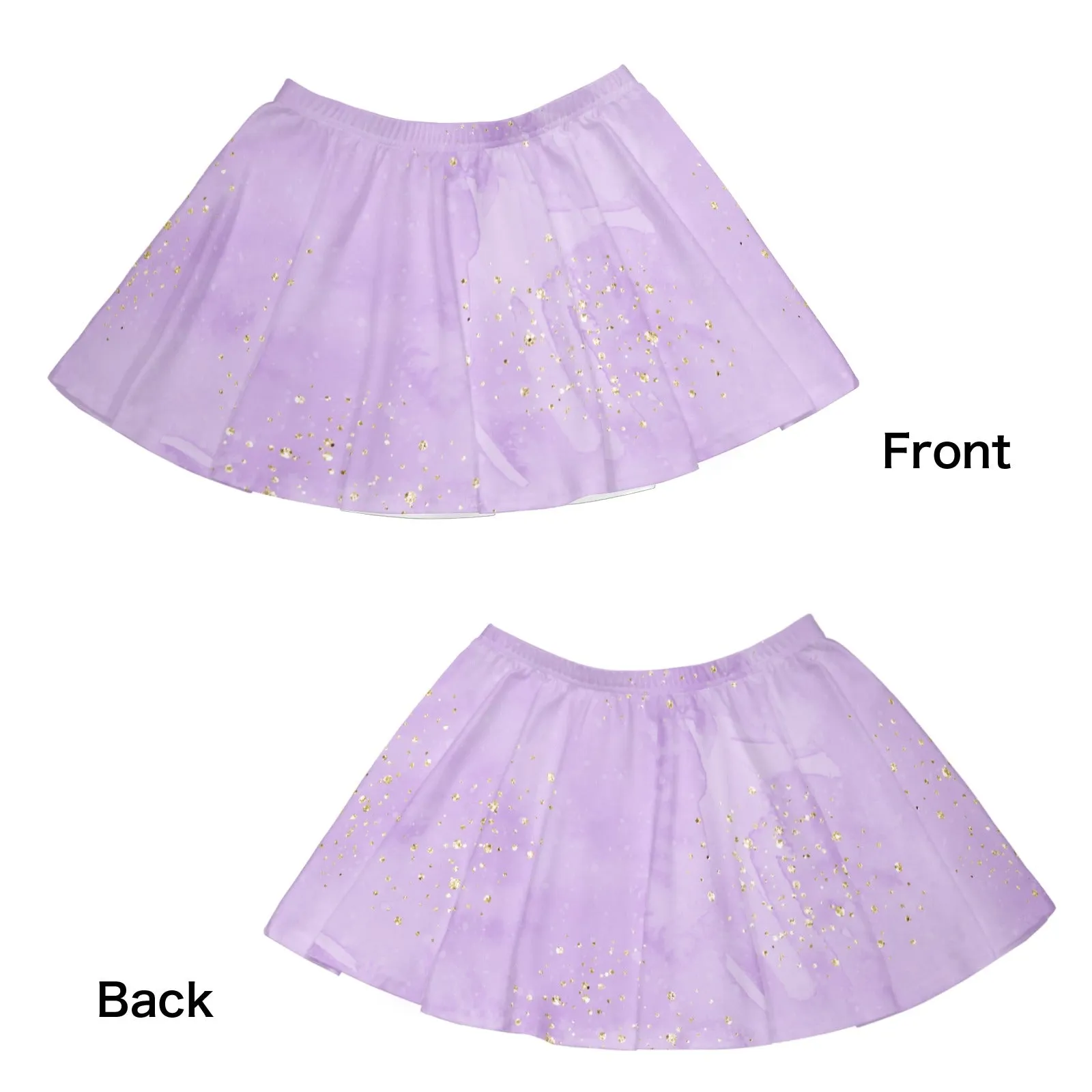 Skater Skirt Purple Dreams Skater Skirt (Model D69)