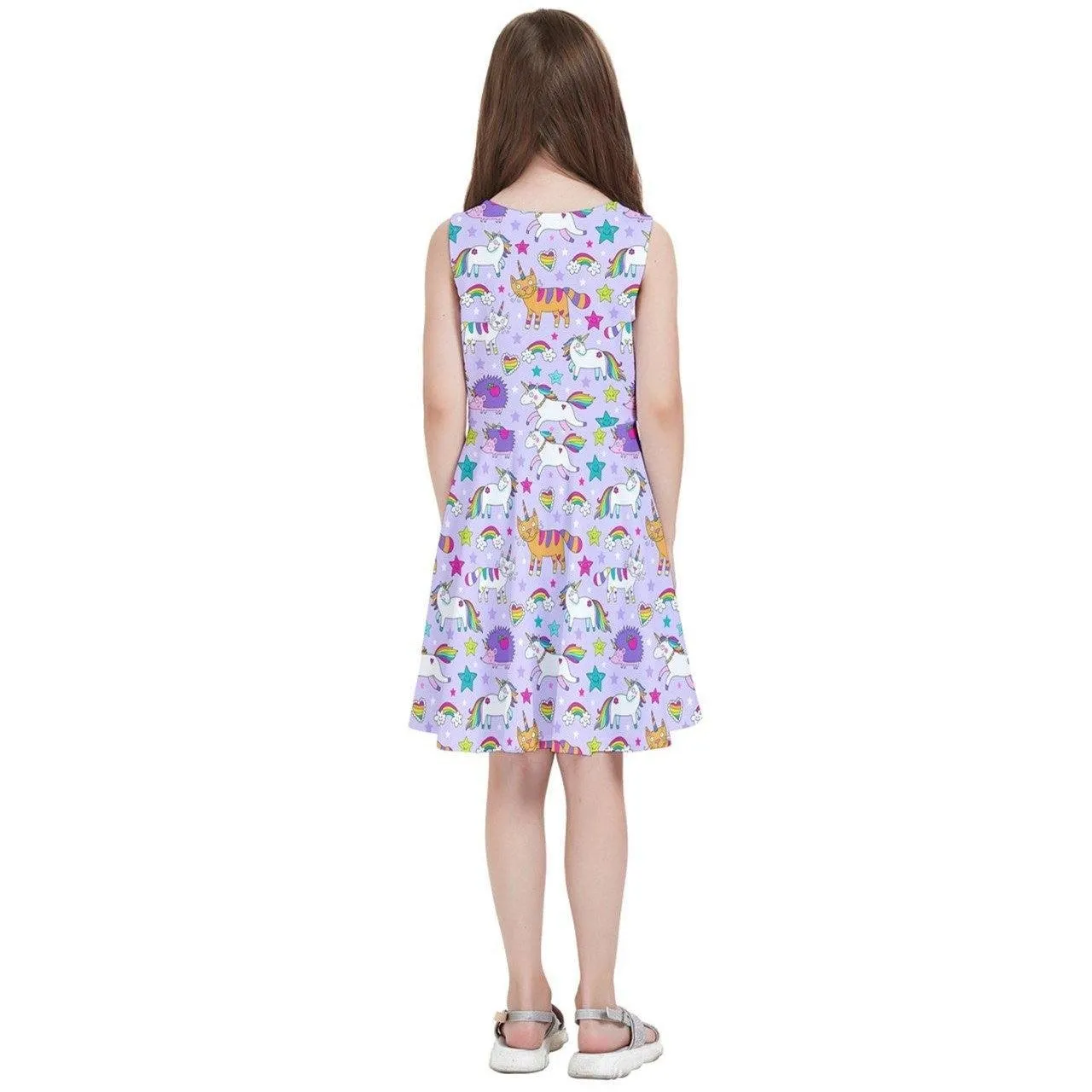 UNICORNS & UNICATS Kids' Skater Dress