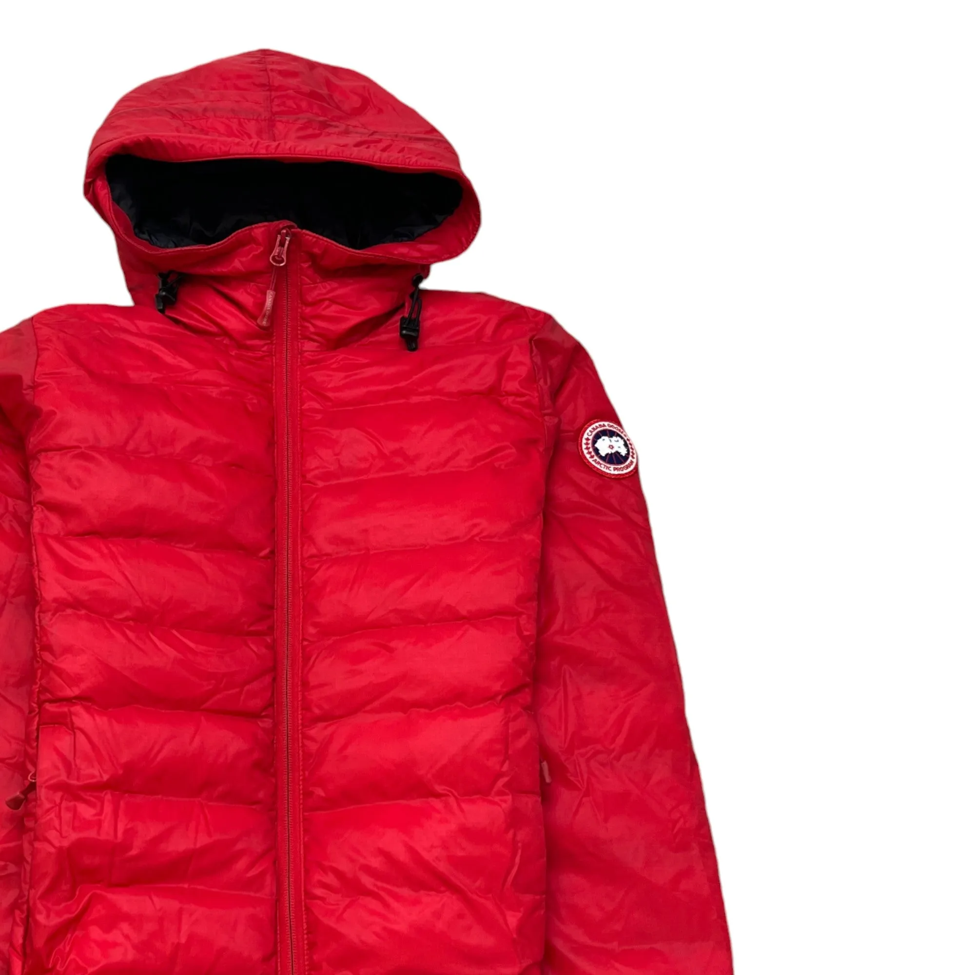 Women's Camp Hoody Down Jacket Red Size S